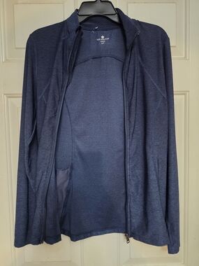 Tuff Athletics Men's Navy Full-Zip Jacket
